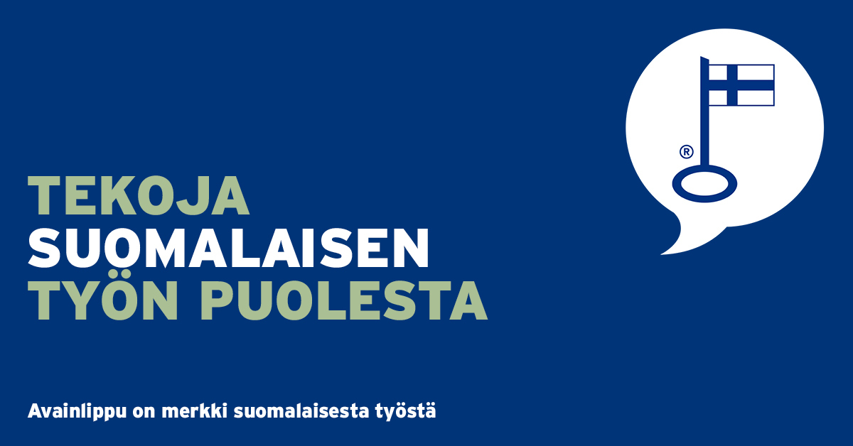 Saimaan Tukipalvelut Oy:lle myönnetty Avainlippu-merkki