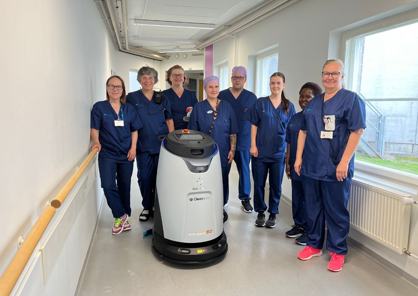 Etelä-Karjalan keskussairaalalle on saapunut työkaveriksi kaksi robottia